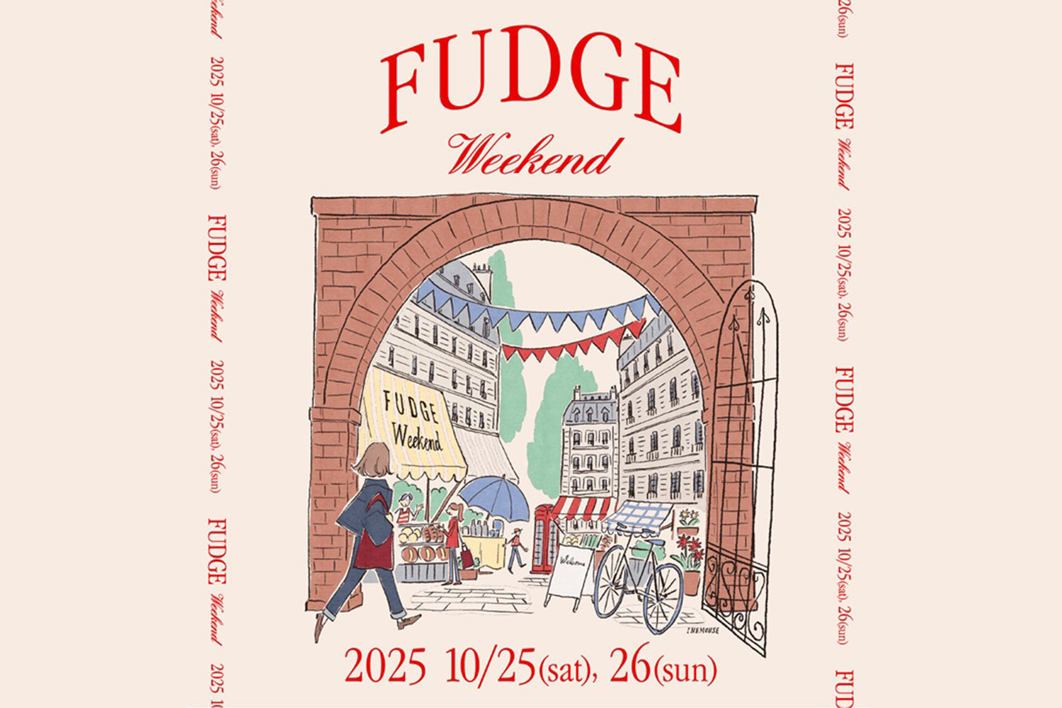 【FUDGE Weekend】出店