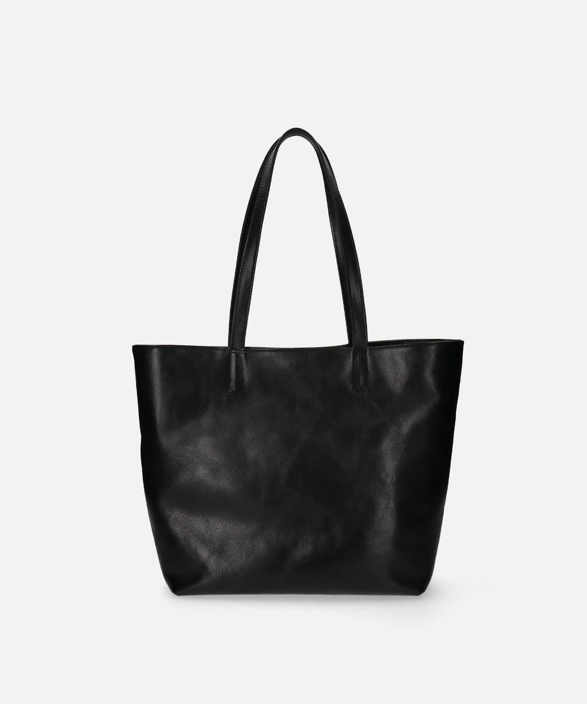 SPB-101IL Black Leather Tote Bag