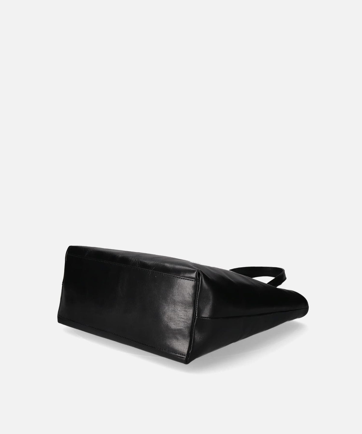 SPB-101IL Black Leather Tote Bag